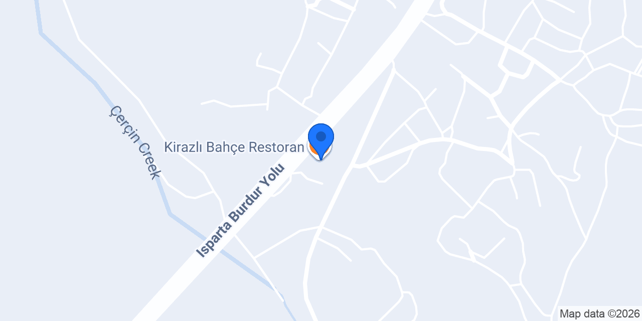 Kirazlı Bahçe Restoran konumu