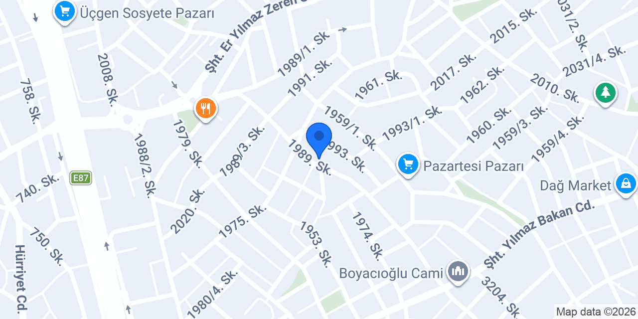 ERTÜRK Nakliyat konumu