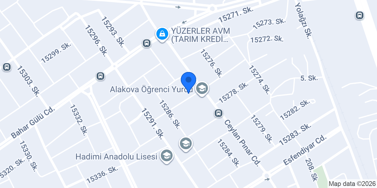 Yüksel Lastik A.Ş. konumu
