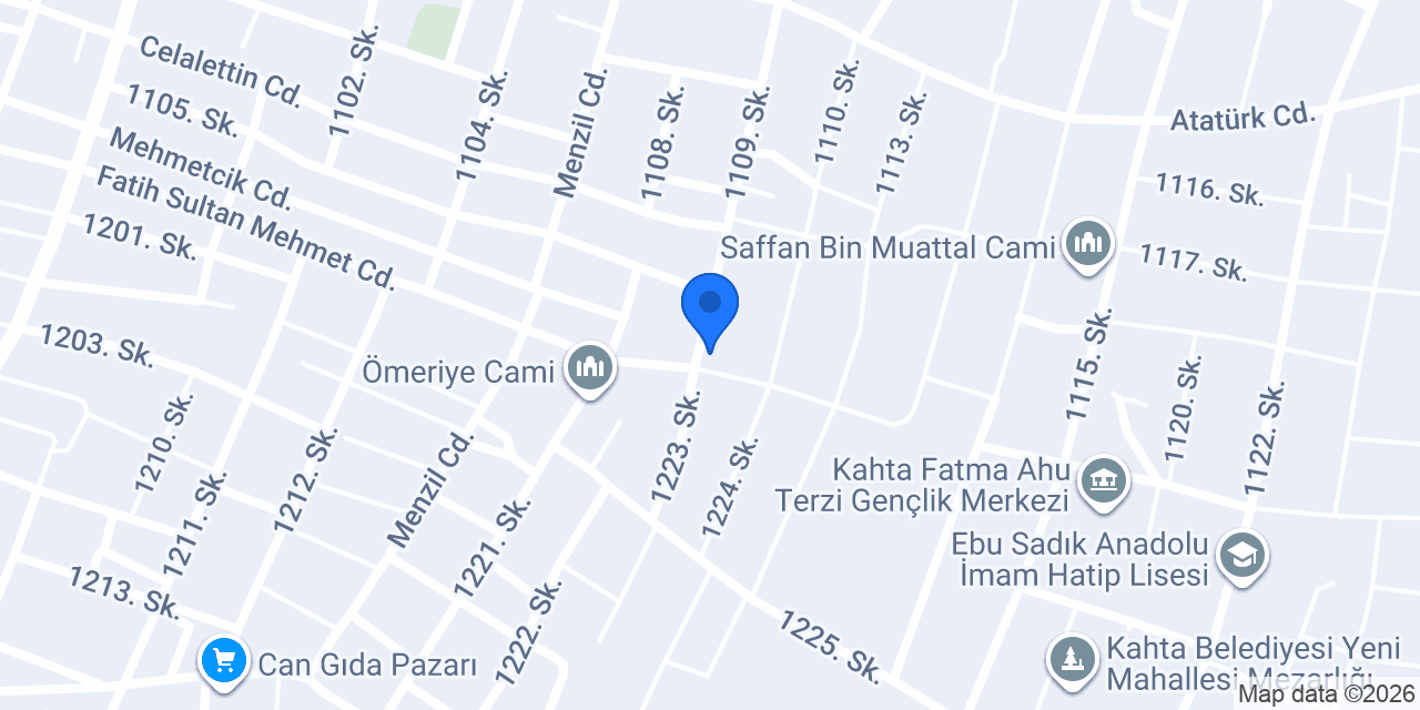 Taşkınlar Mobilya konumu