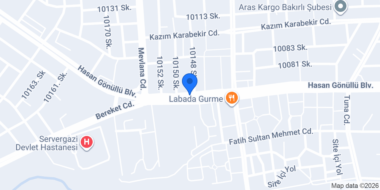 Av. Dr. Tevfik Barbaros Ulutaş konumu