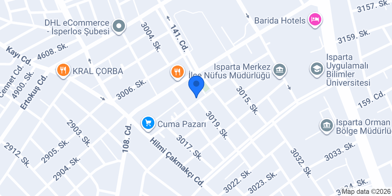 Yıldız Apart konumu