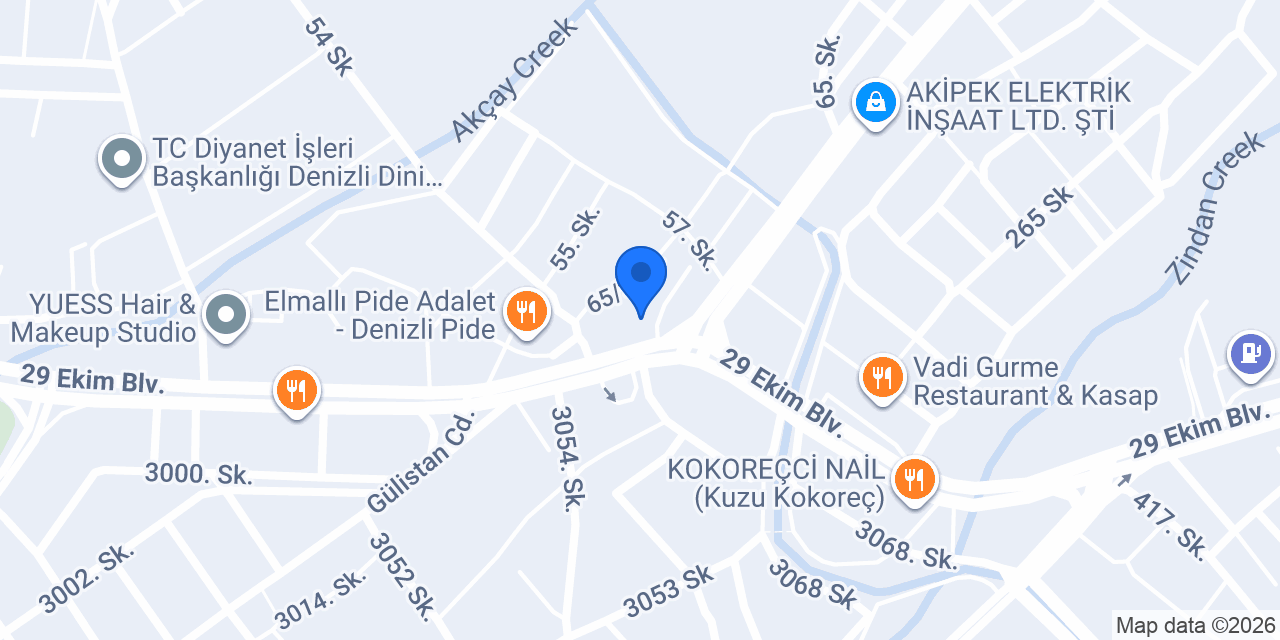 Kutlutürk Hukuk Bürosu konumu