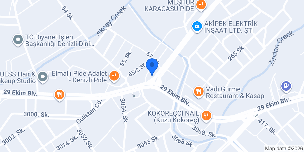 3 ÇEYREK KOKOREÇ konumu