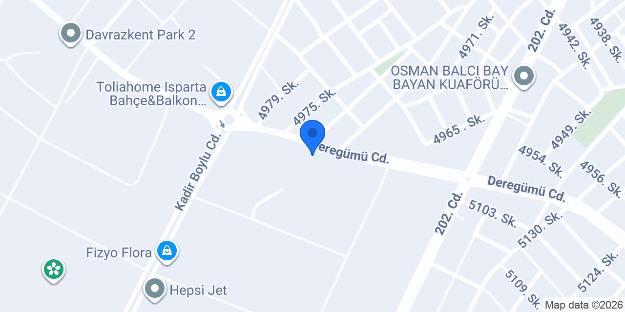 Lider Temizlik Isparta konumu