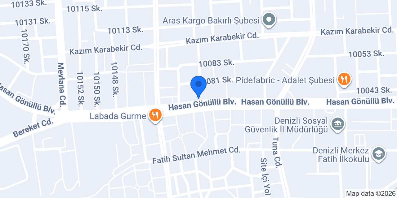BETÜŞ EV YEMEKLERİ konumu