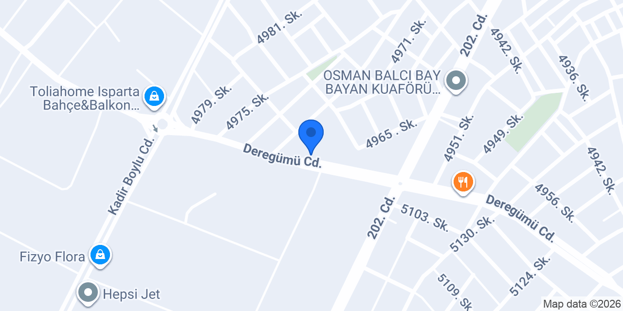 Üstün Dekor konumu