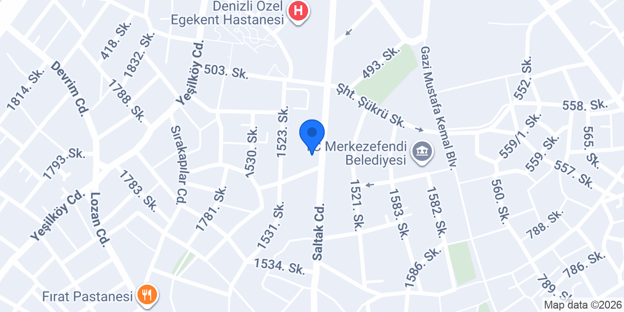 Demir Hukuk Bürosu konumu