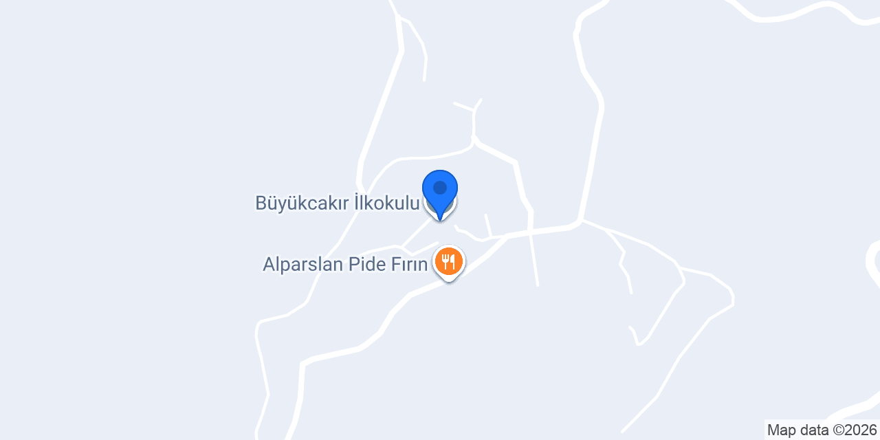 Büyükcakır İlkokulu konumu