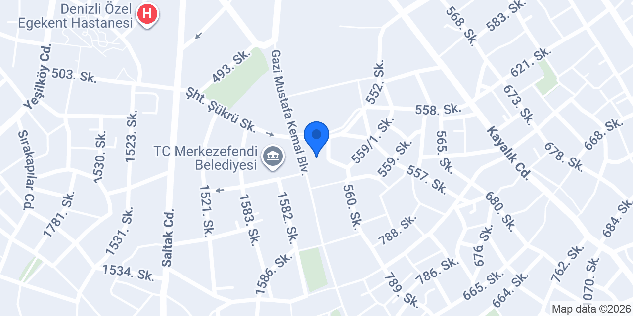 DENİZLİ KERVAN KEBAB DÖNER konumu