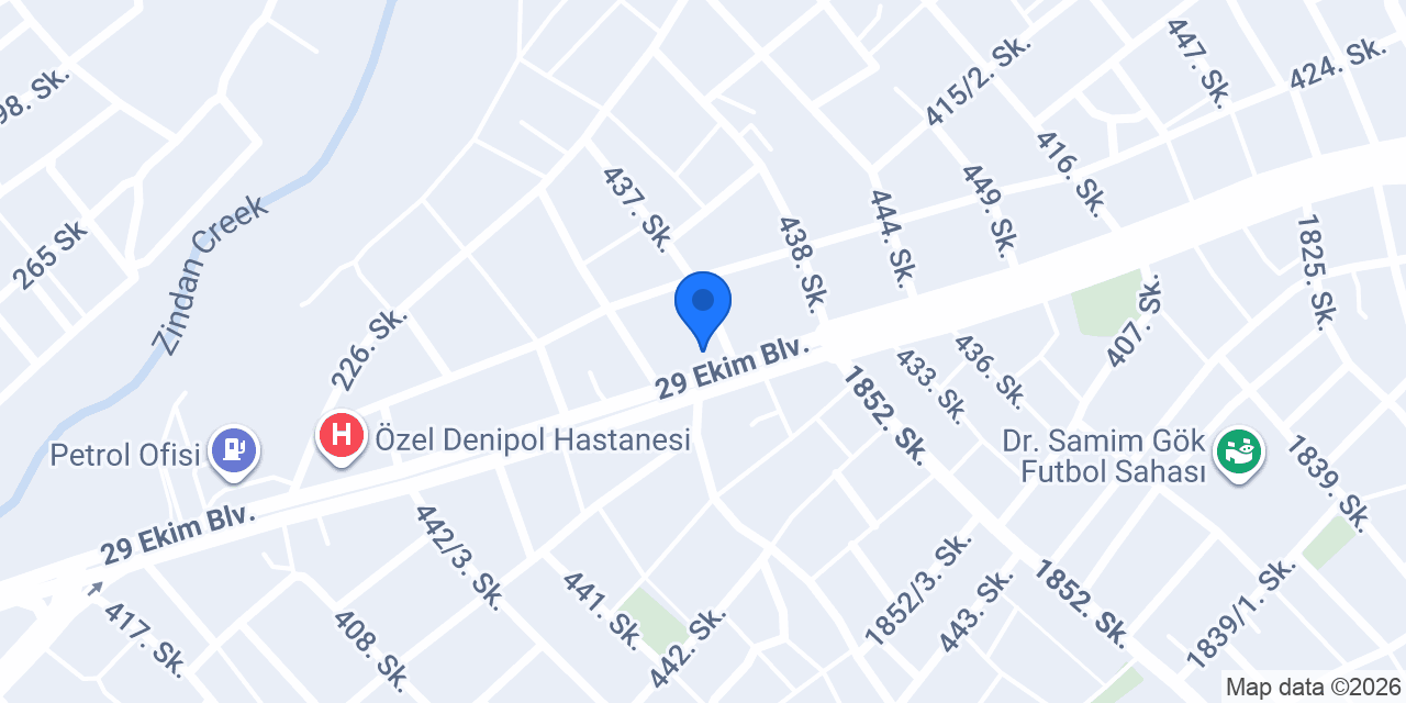 Özen Mobilya konumu