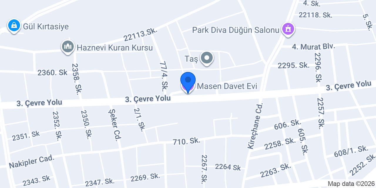Masen Davet Evi konumu