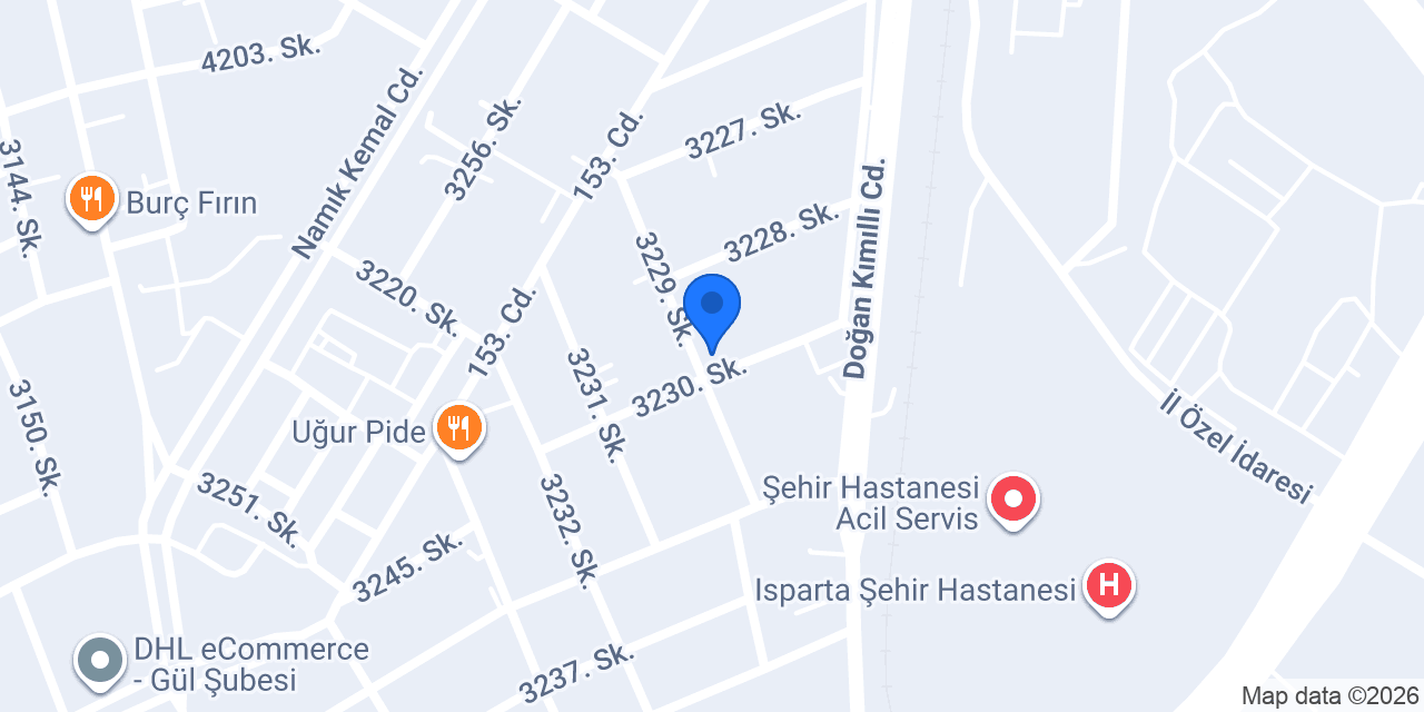 Gürdal Metal Sanayi konumu