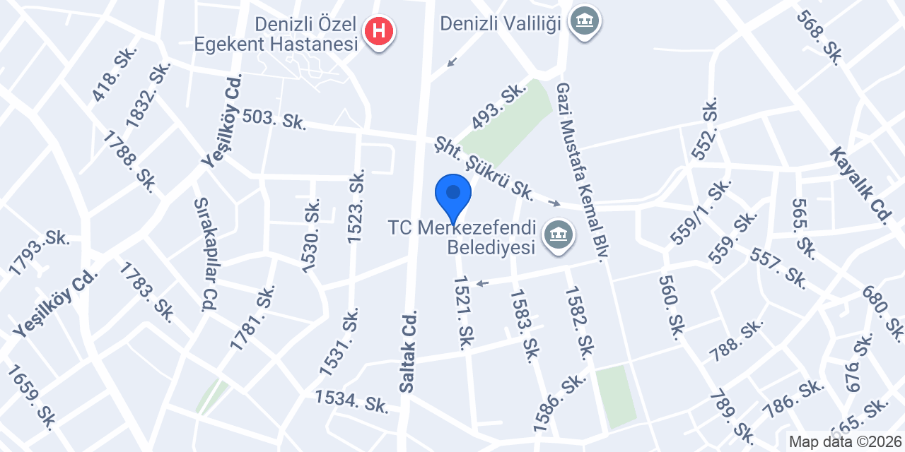 Yalın ayak bakım merkezi konumu