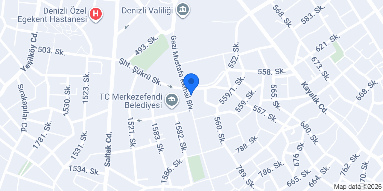 Atıcı Hukuk Bürosu konumu