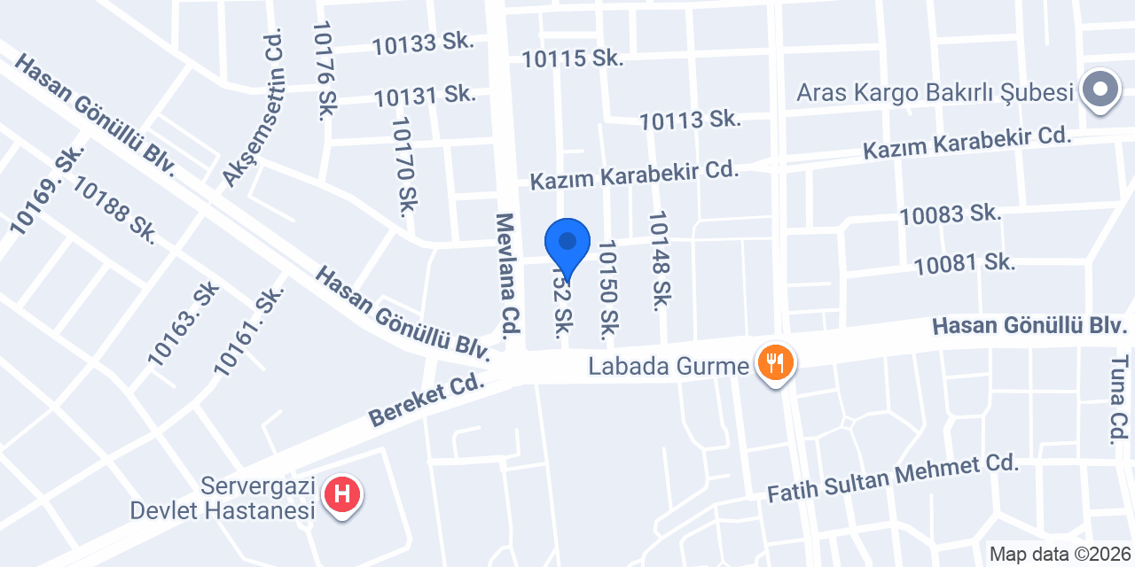 ÇETİNKAYA AUTO GALLERY konumu