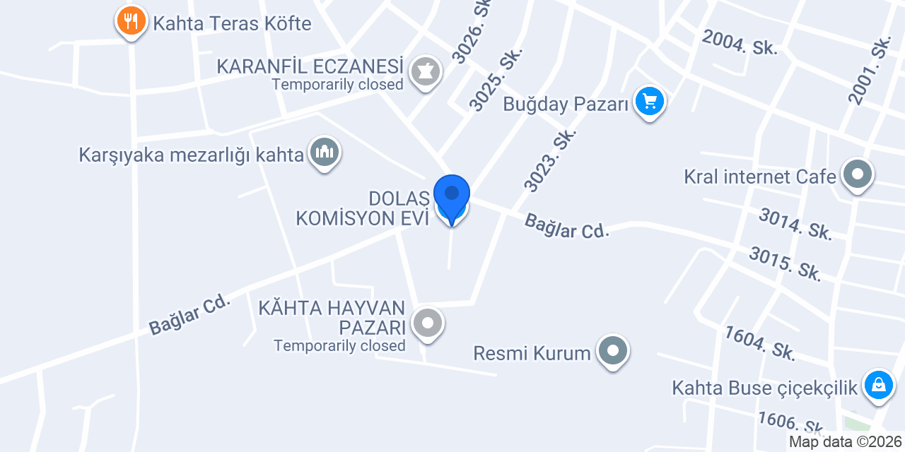 DOLAŞ KOMİSYON EVİ konumu