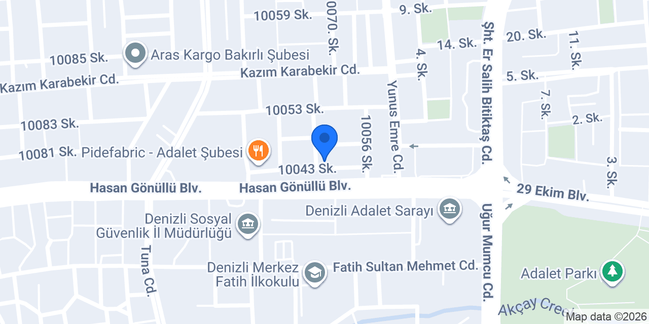 VakıfBank Bereketli Şubesi konumu