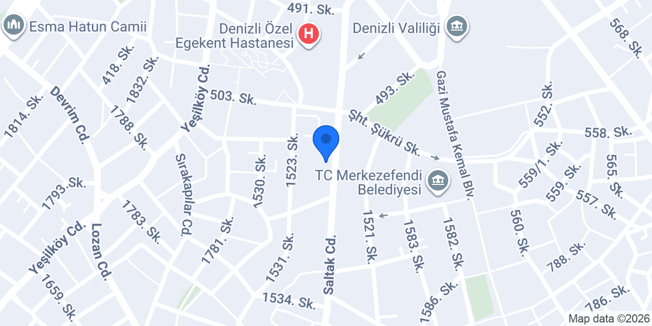 Güçlü Hukuk Avukatlık & Danışmanlık konumu
