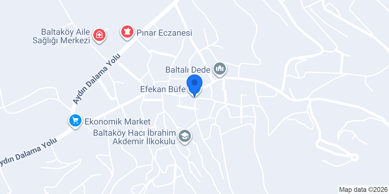 Efekan Büfe konumu
