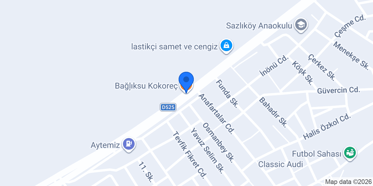 Bağļıksu Kokoreç konumu