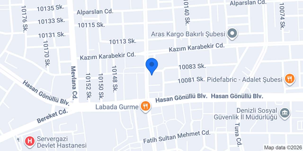 Komşu Bake Club konumu