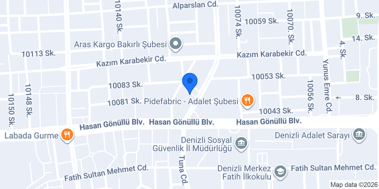 Vip Ahmet Denizli konumu