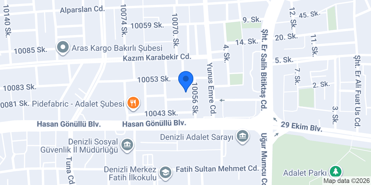 Avukat Emir Abdullah Özçelik /DENİZLİ konumu