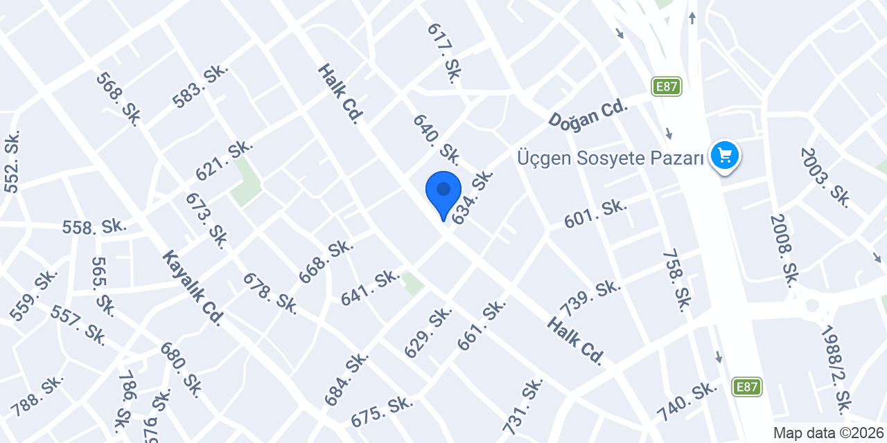 Turan Tekel Shop konumu