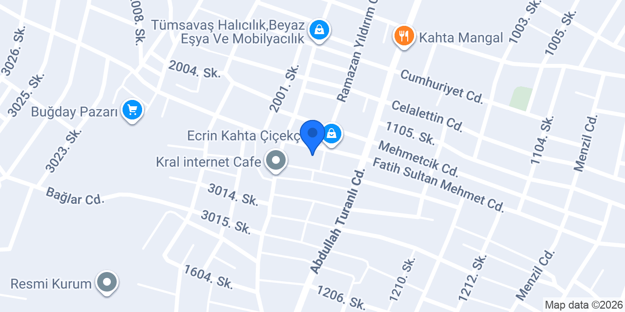 Özger Züccaciye konumu