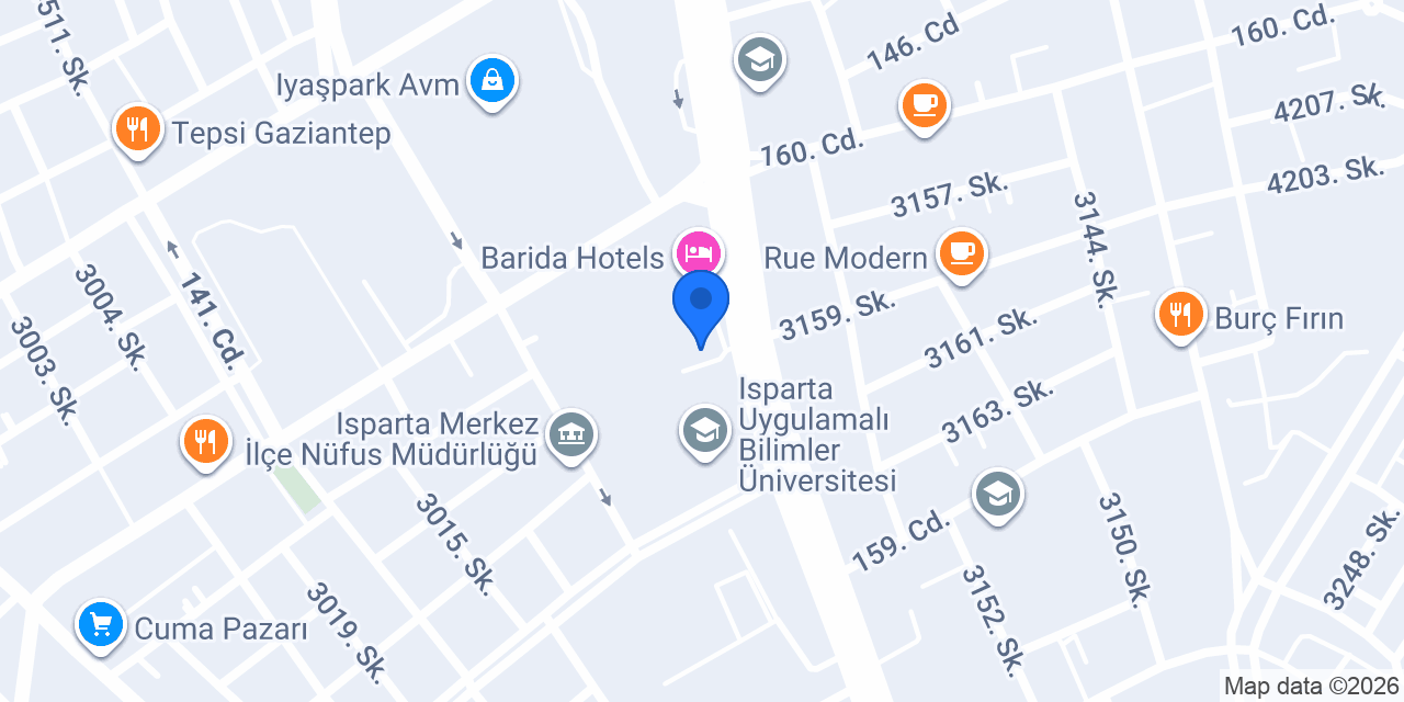 Ptt Merkez Müdürlüğü konumu