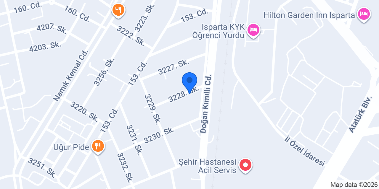 Eko kapı yapı ısparta konumu