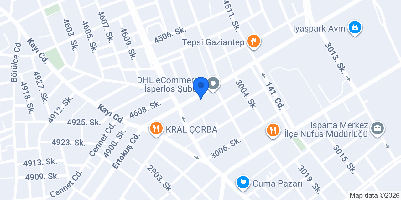 Özdemir Oto Lastik konumu