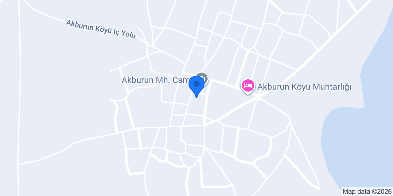 Akburun Köyü İlkokulu konumu