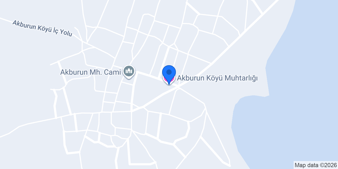 Akburun Köyü Muhtarlığı konumu