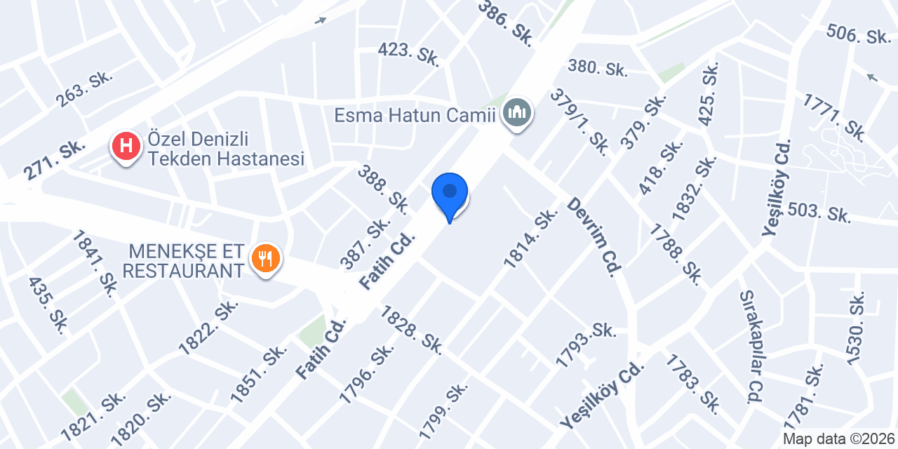 Denizli Çelik Yapı İnşaat konumu