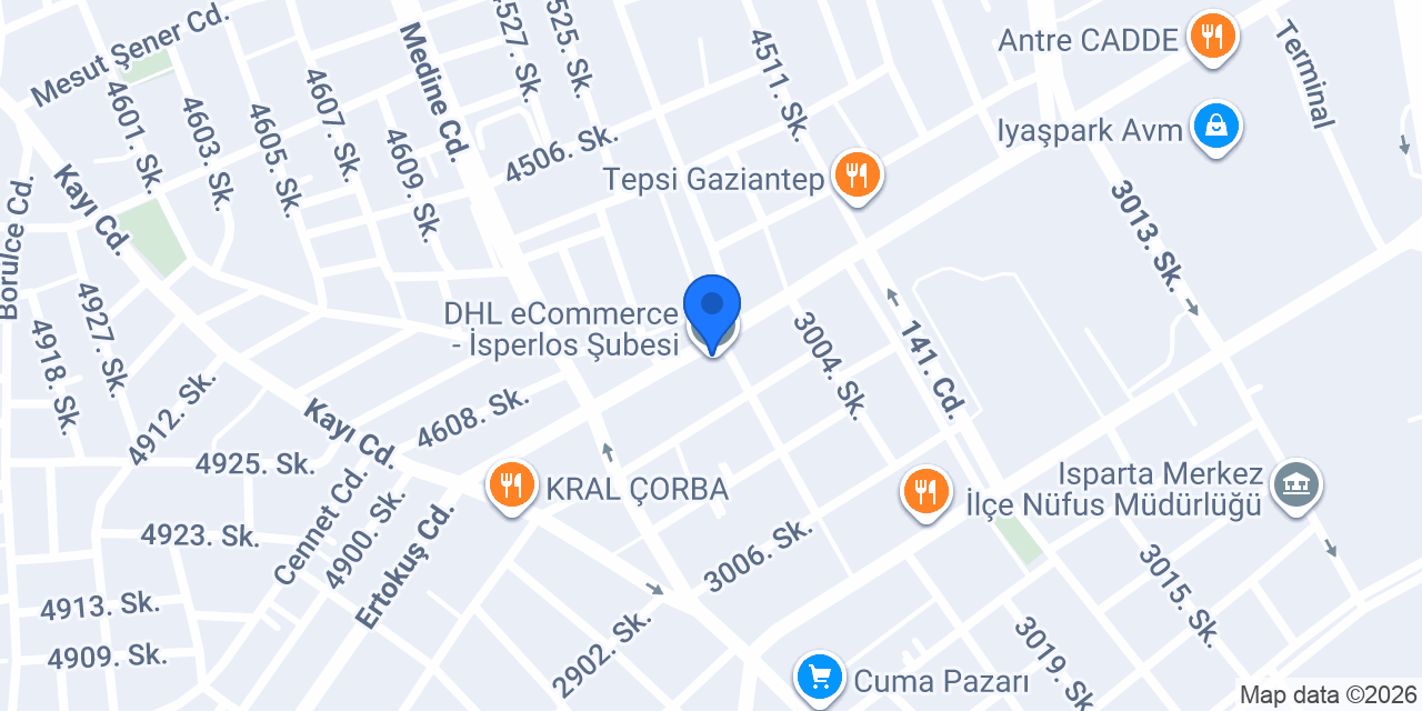 DHL eCommerce - İsperlos Şubesi konumu