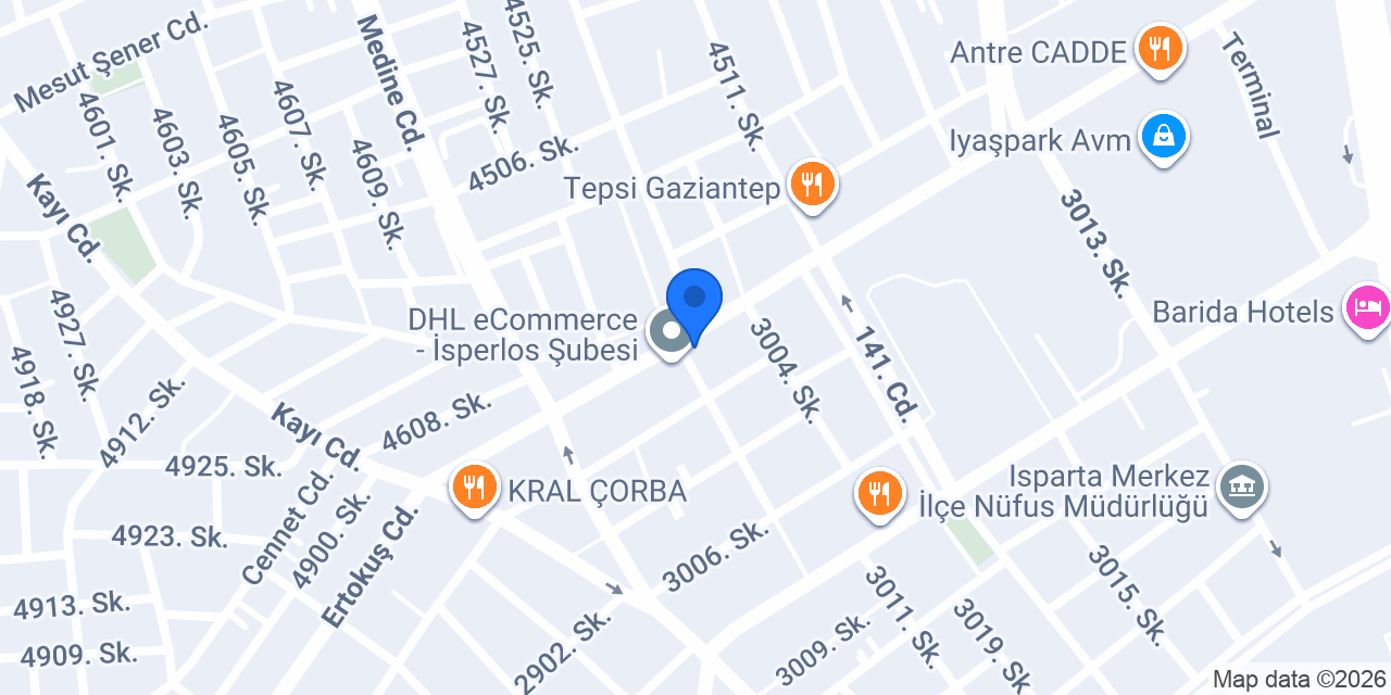 Afili Premium Shop konumu