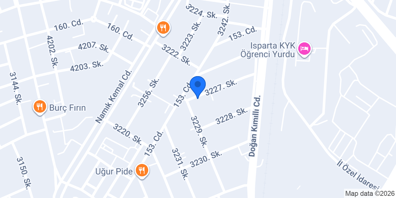 Lider Mobilya Isparta konumu