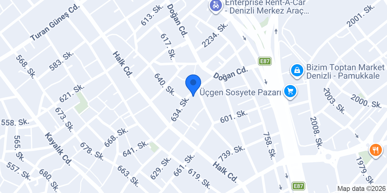 Deniz Deri Kumaş konumu