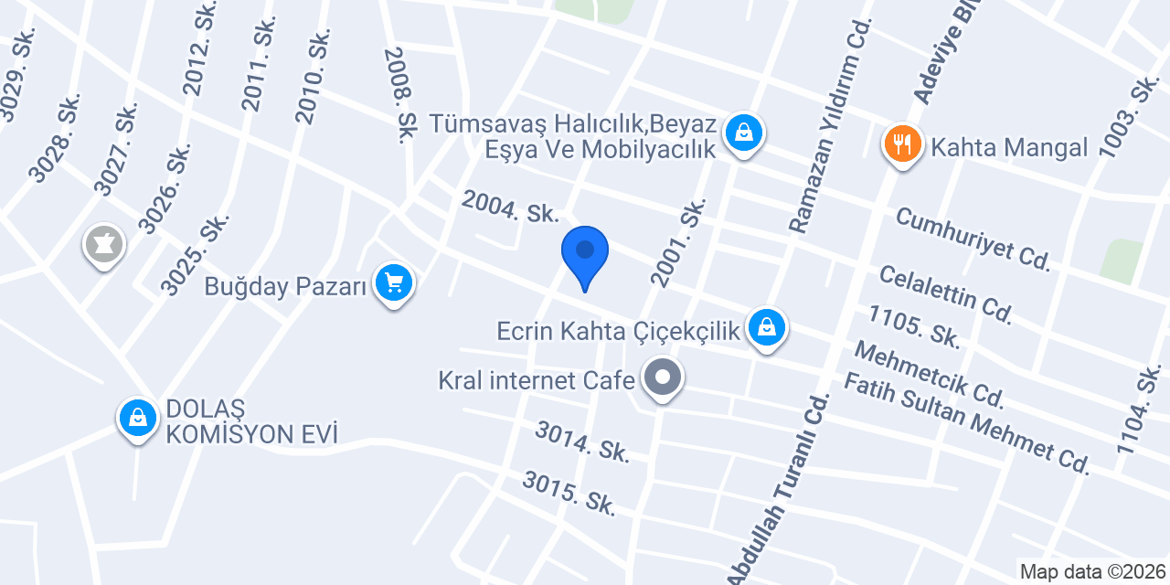Karaca Hırdavat konumu