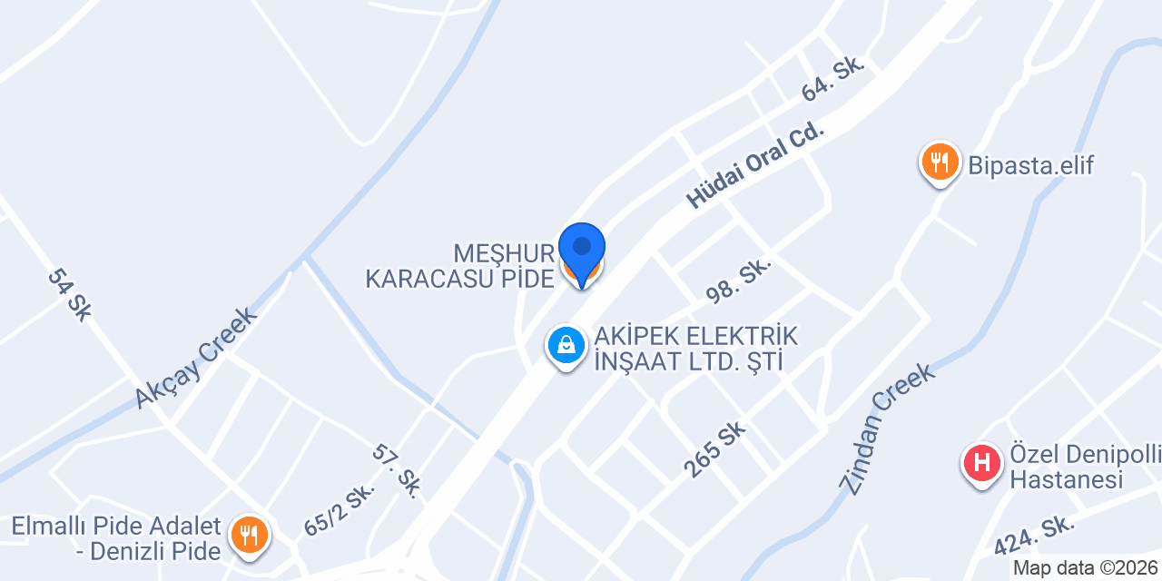 MEŞHUR KARACASU PİDE konumu