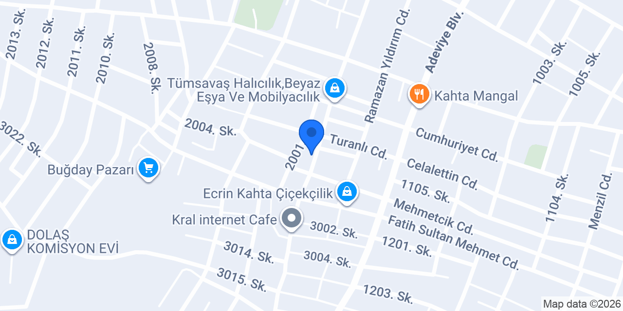 Pınar Kebap konumu