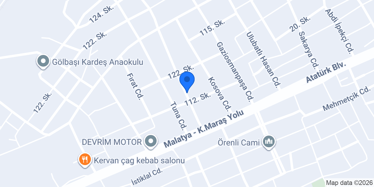 Ağlamaz Mobilya konumu