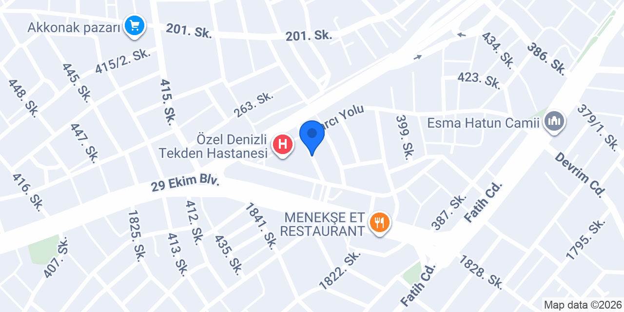 Uzm. Dr. Tunç Aydın konumu