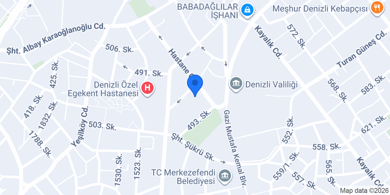 Cino Çiçekçilik konumu