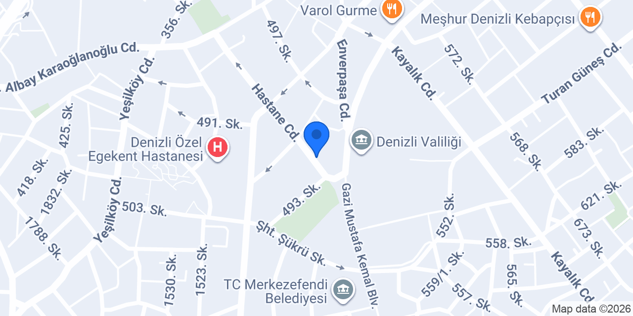 Gamze Çakır Optik konumu