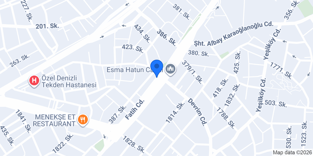 Merkezefendi Eczanesi konumu