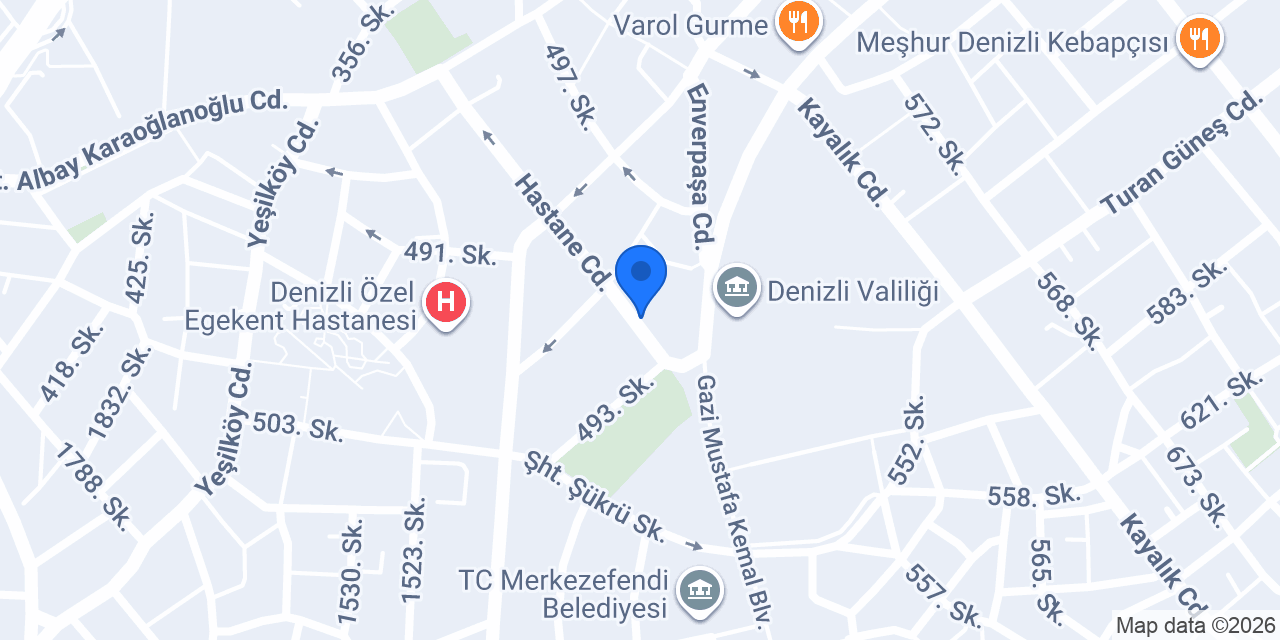 Derya Deniz Kuaför konumu
