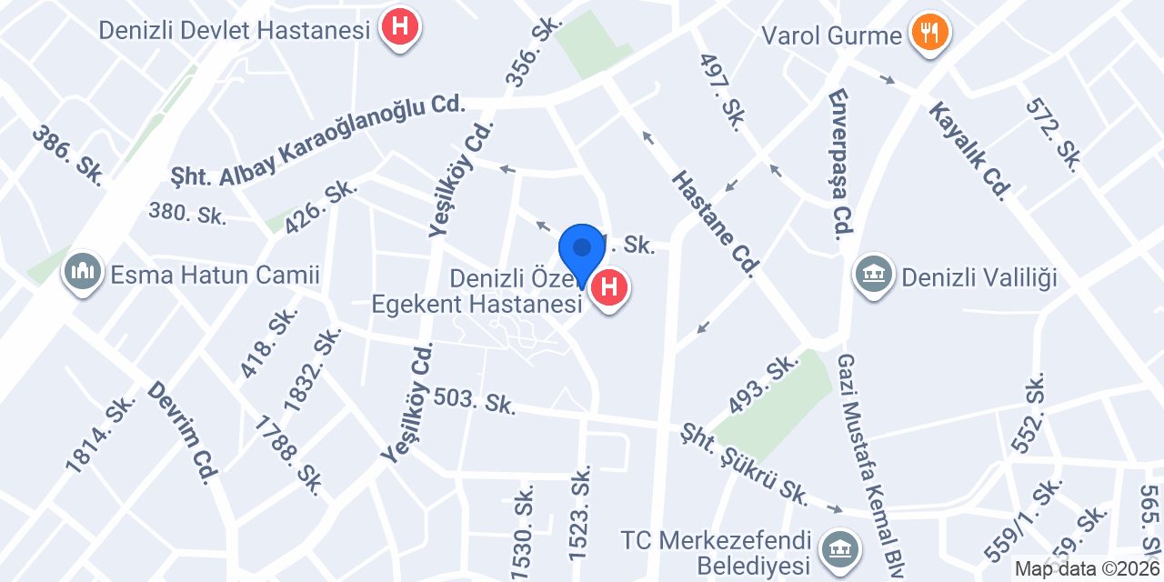 Arca Eczanesi konumu